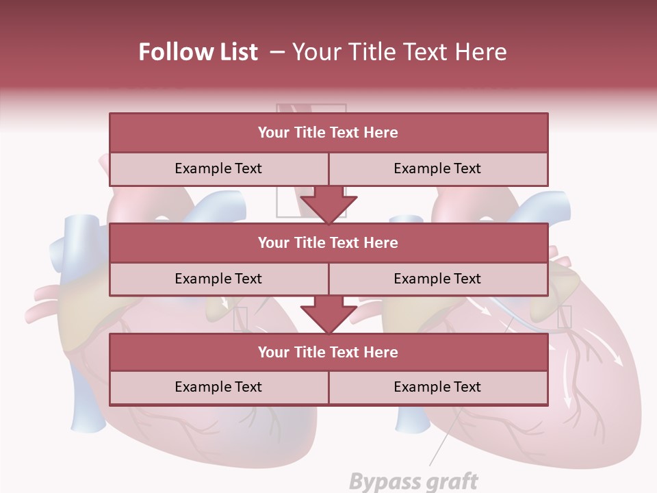 Clogged Heartbeat Illustration PowerPoint Template