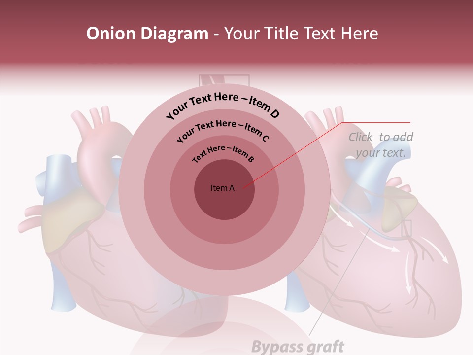 Clogged Heartbeat Illustration PowerPoint Template