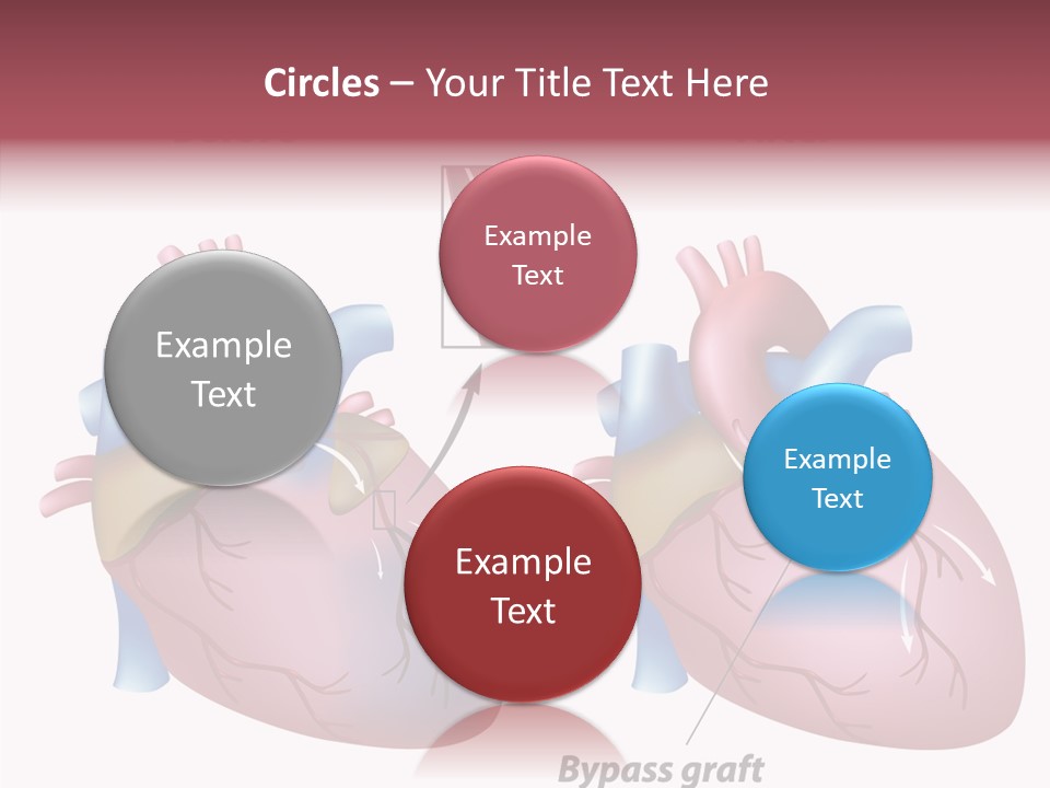 Clogged Heartbeat Illustration PowerPoint Template