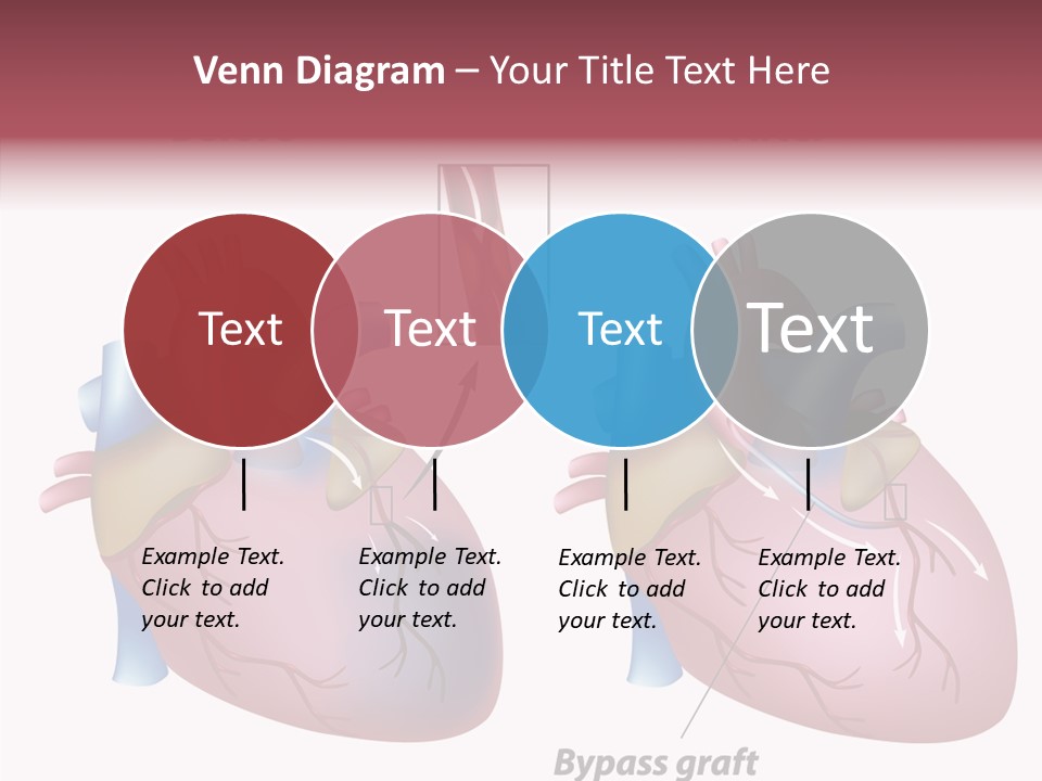 Clogged Heartbeat Illustration PowerPoint Template