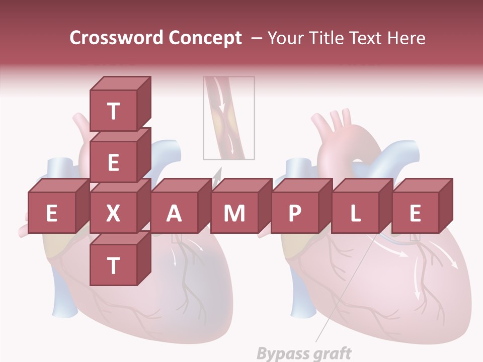 Clogged Heartbeat Illustration PowerPoint Template