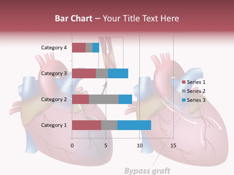 Clogged Heartbeat Illustration PowerPoint Template