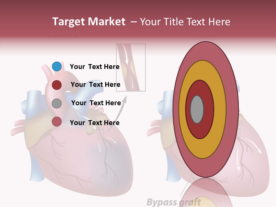 Clogged Heartbeat Illustration PowerPoint Template