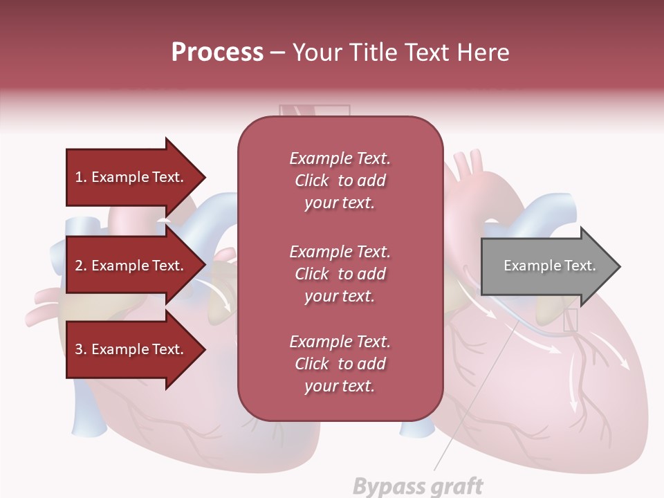 Clogged Heartbeat Illustration PowerPoint Template