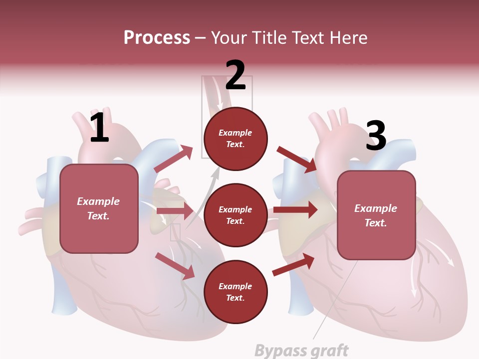 Clogged Heartbeat Illustration PowerPoint Template