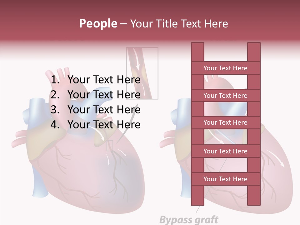 Clogged Heartbeat Illustration PowerPoint Template
