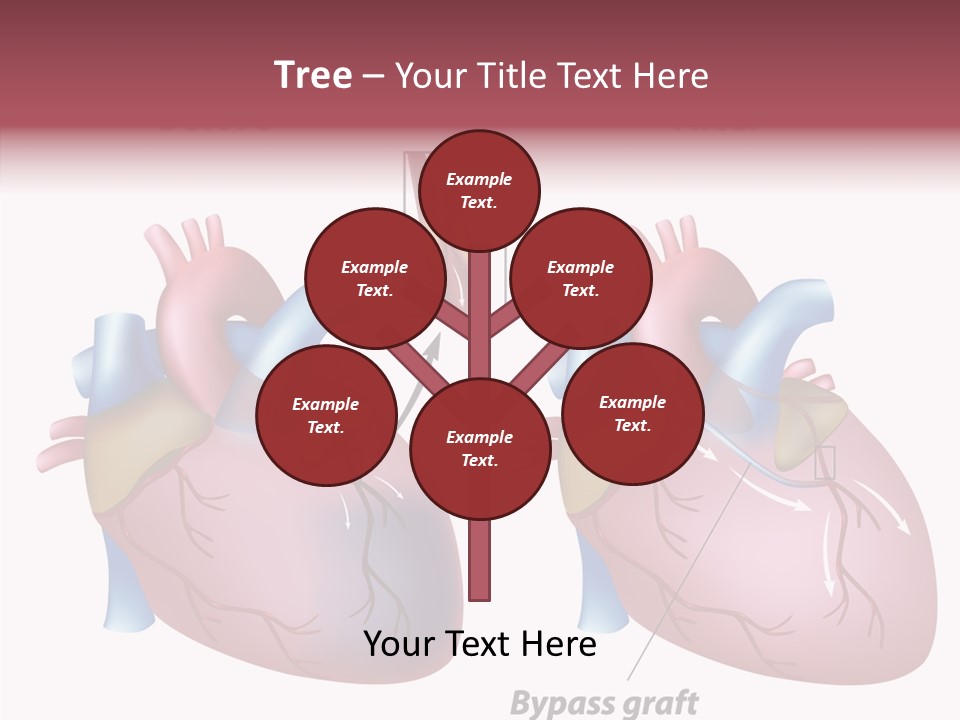 Clogged Heartbeat Illustration PowerPoint Template