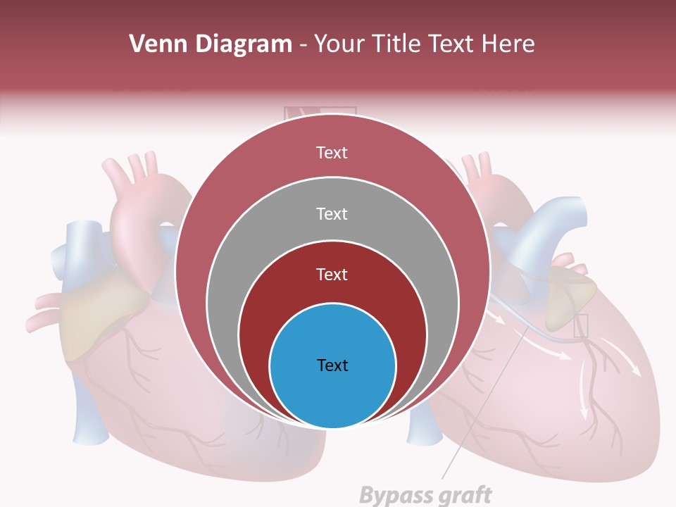 Clogged Heartbeat Illustration PowerPoint Template