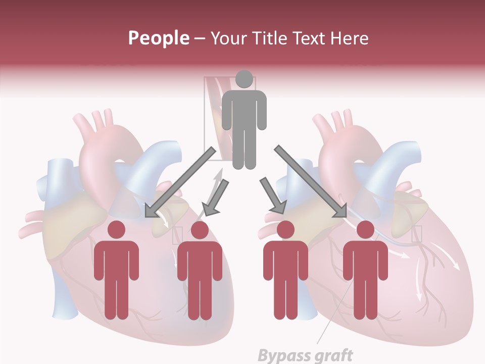 Clogged Heartbeat Illustration PowerPoint Template
