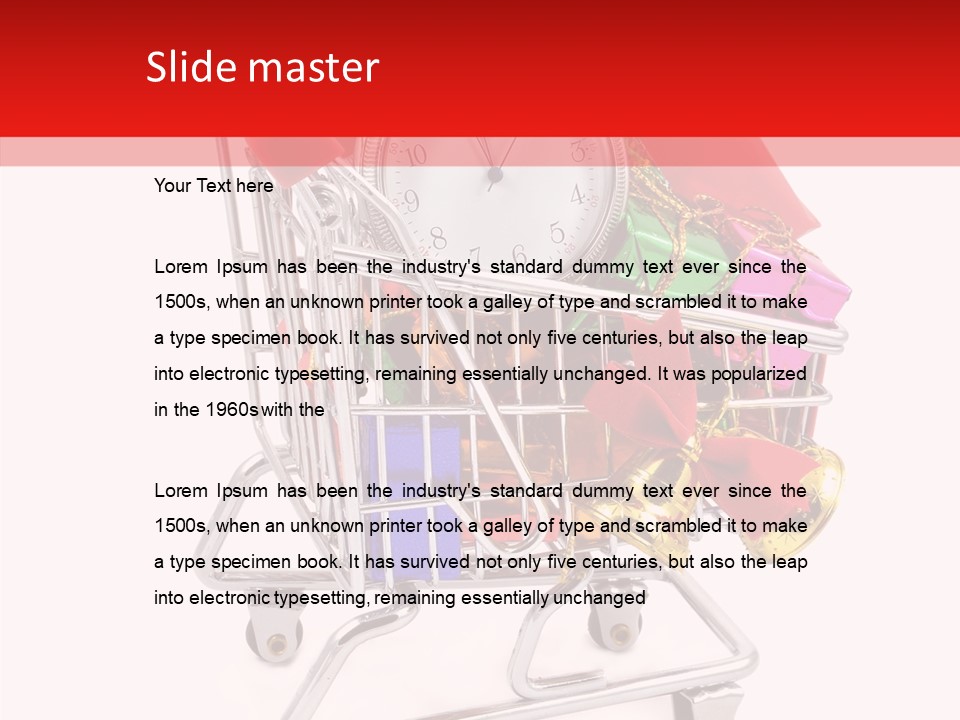 Timer Festive Presents PowerPoint Template