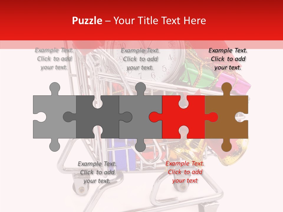 Timer Festive Presents PowerPoint Template