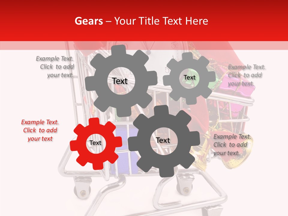 Timer Festive Presents PowerPoint Template