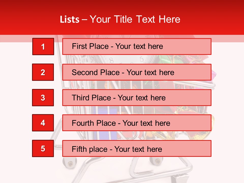 Timer Festive Presents PowerPoint Template
