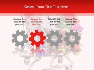 Timer Festive Presents PowerPoint Template