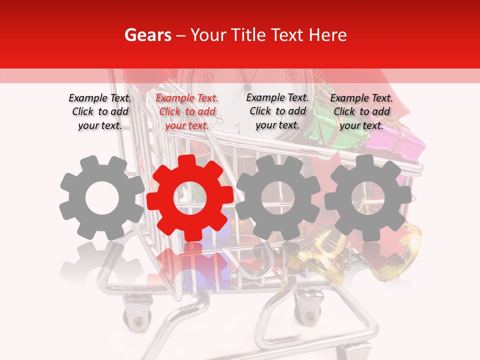 Timer Festive Presents PowerPoint Template