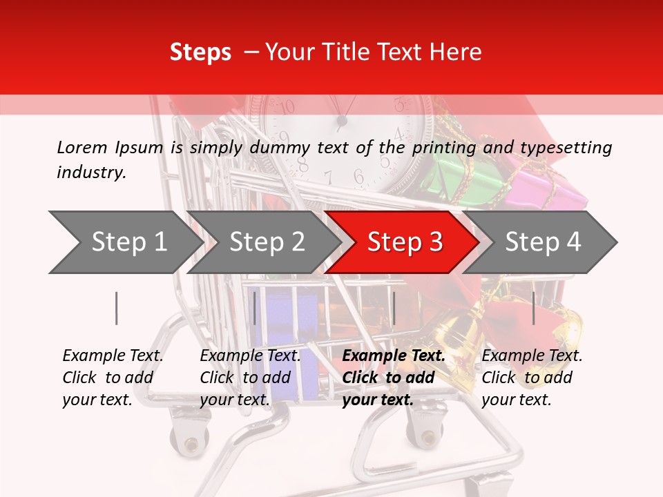 Timer Festive Presents PowerPoint Template