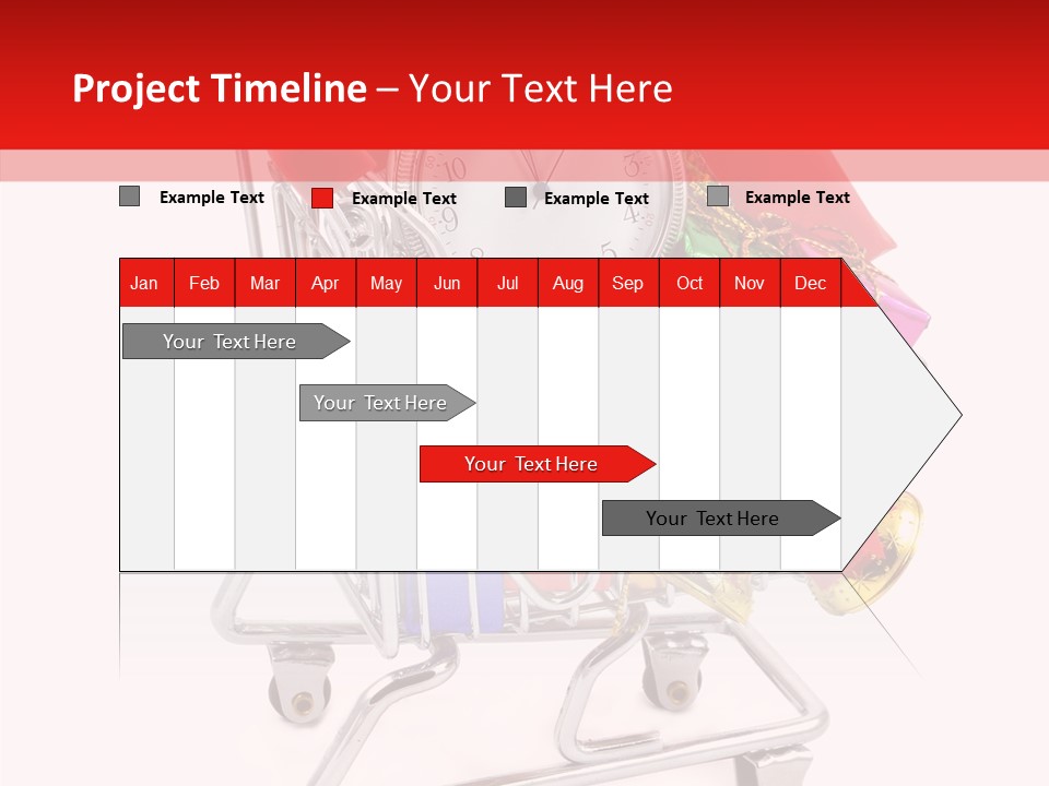 Timer Festive Presents PowerPoint Template