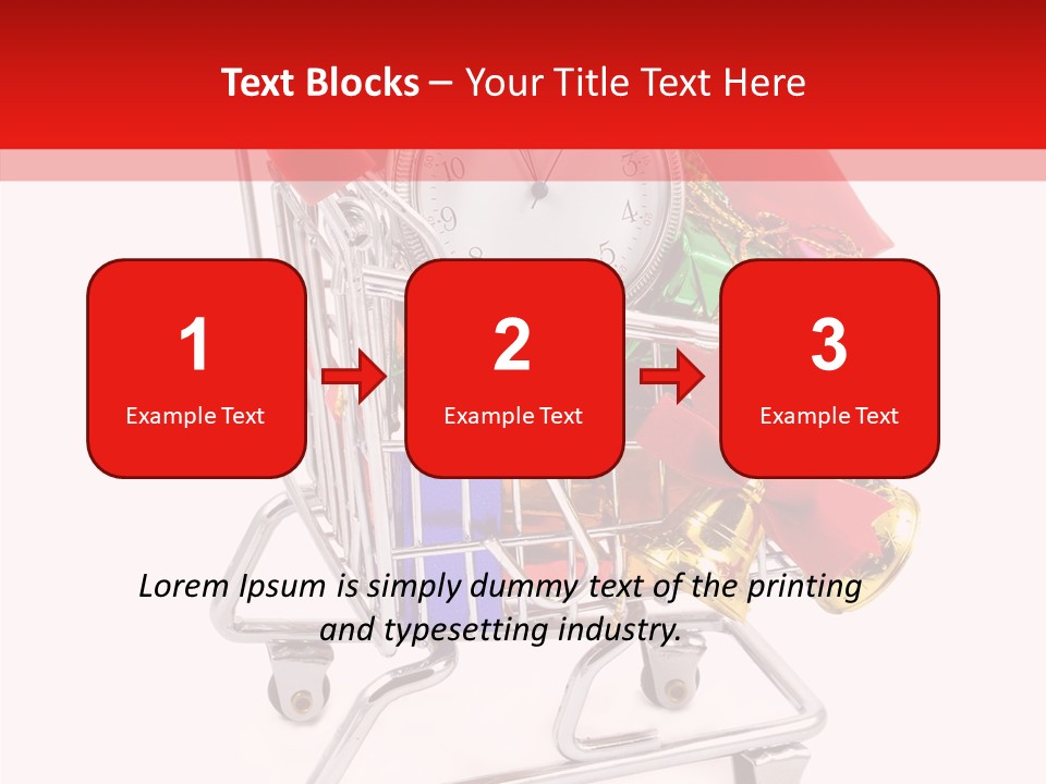 Timer Festive Presents PowerPoint Template