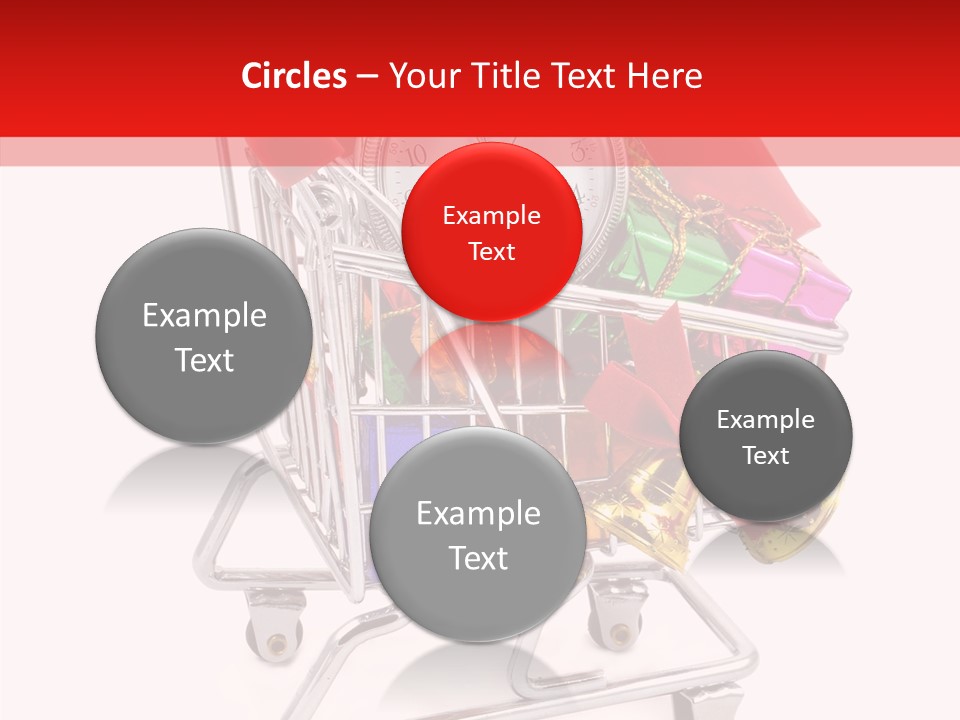 Timer Festive Presents PowerPoint Template