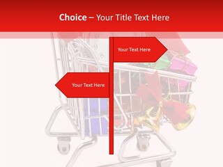 Timer Festive Presents PowerPoint Template