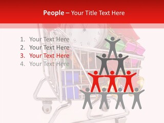 Timer Festive Presents PowerPoint Template
