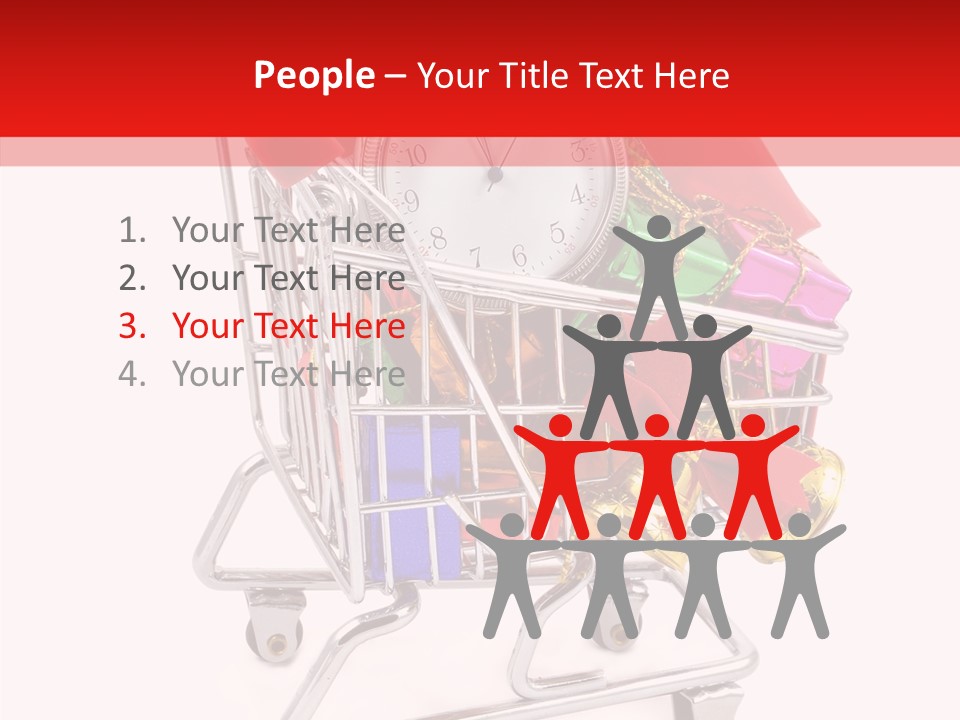 Timer Festive Presents PowerPoint Template