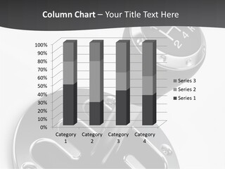 Technology Metal Gearstick PowerPoint Template