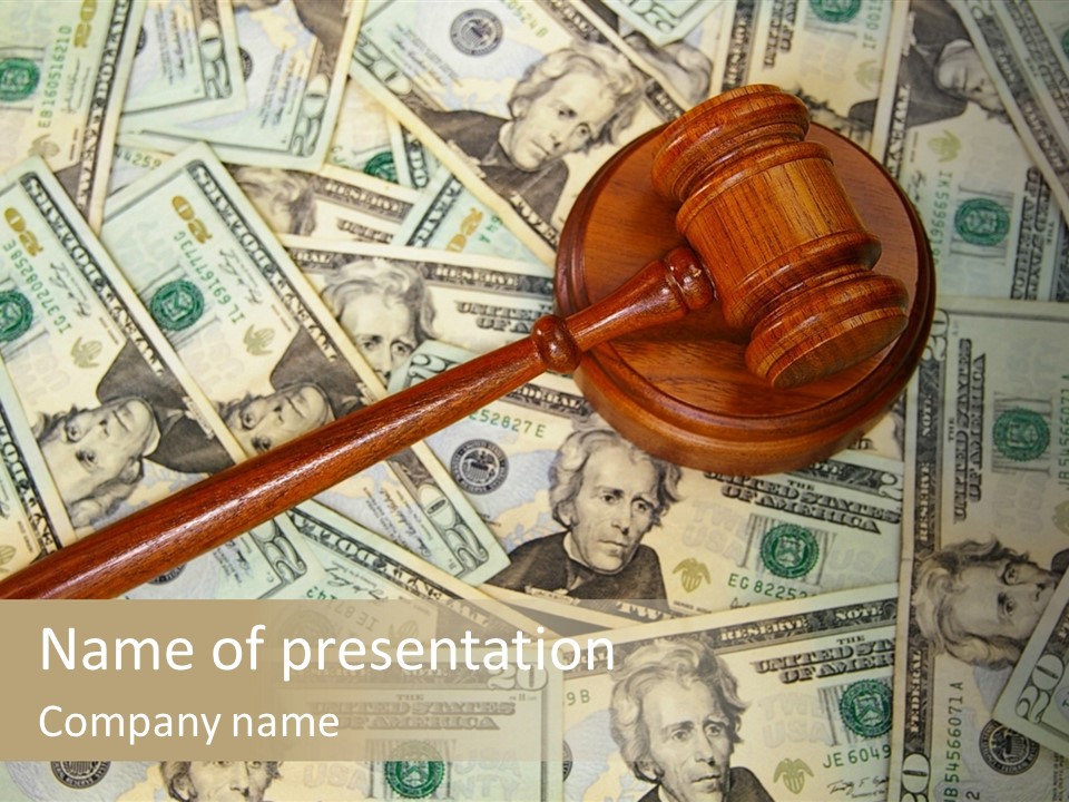 Settlement Lawsuit Arbitration PowerPoint Template
