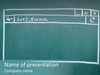 Maximize Round Web PowerPoint Template