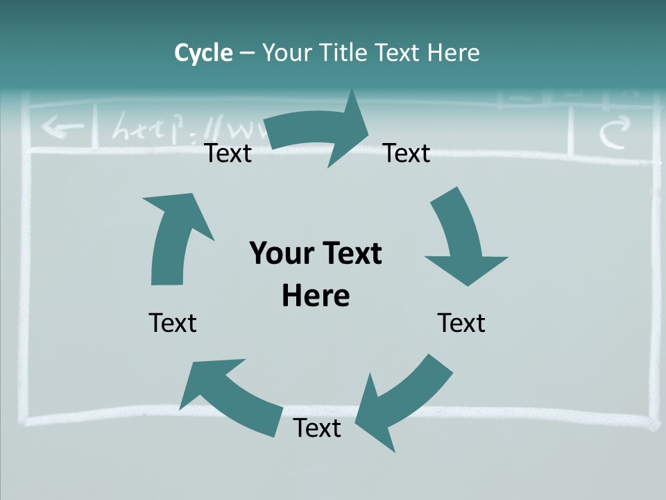 Maximize Round Web PowerPoint Template