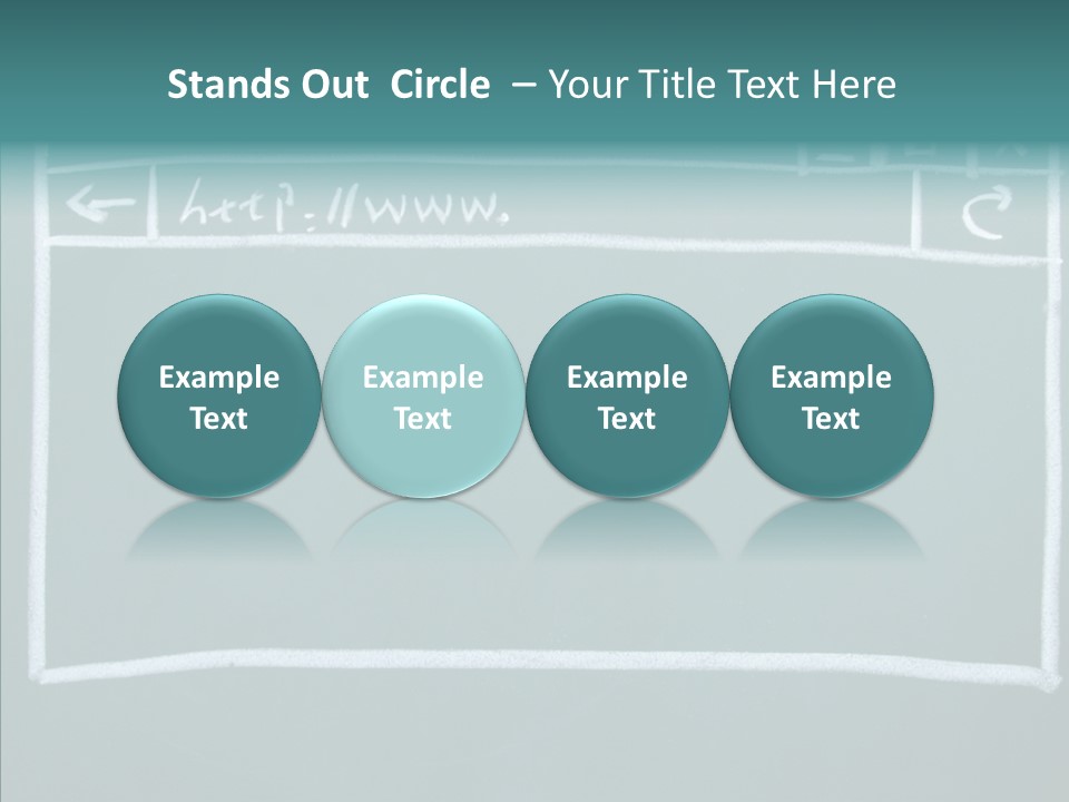 Maximize Round Web PowerPoint Template