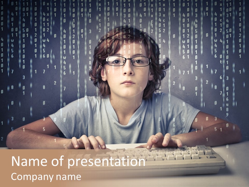 Press Kid Code PowerPoint Template