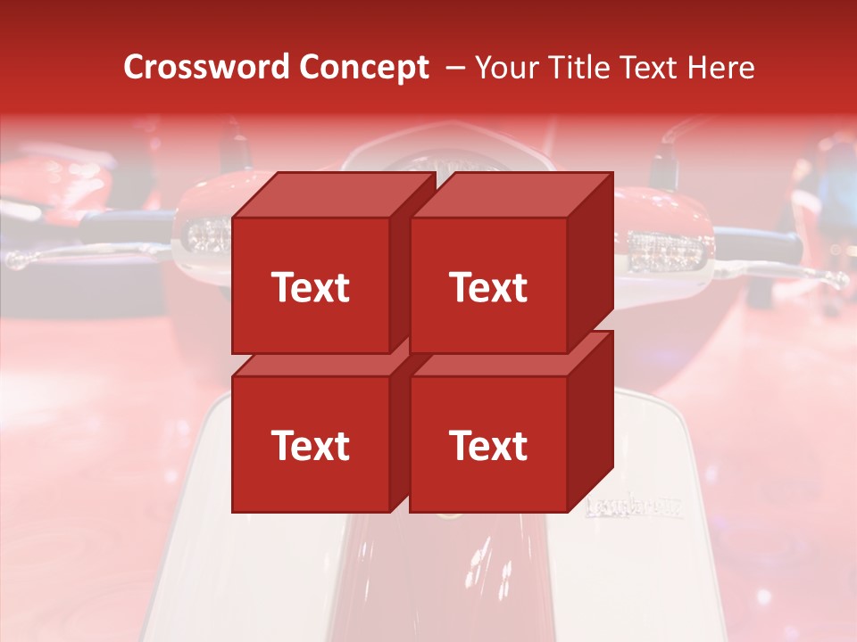 Stand Motoracing Exhibition Booth PowerPoint Template
