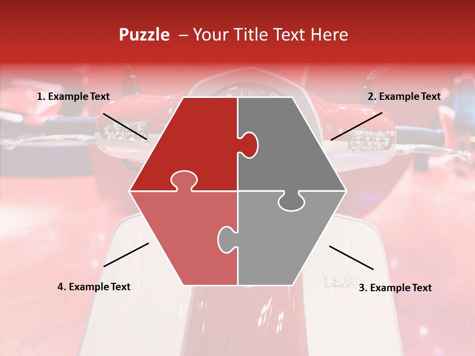 Stand Motoracing Exhibition Booth PowerPoint Template