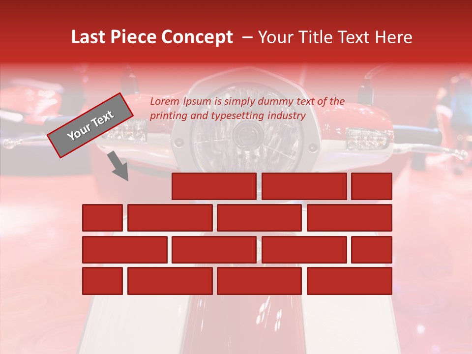 Stand Motoracing Exhibition Booth PowerPoint Template