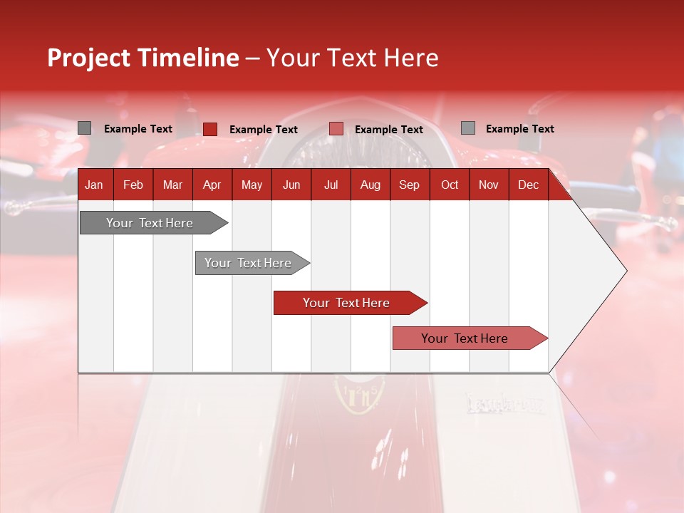 Stand Motoracing Exhibition Booth PowerPoint Template