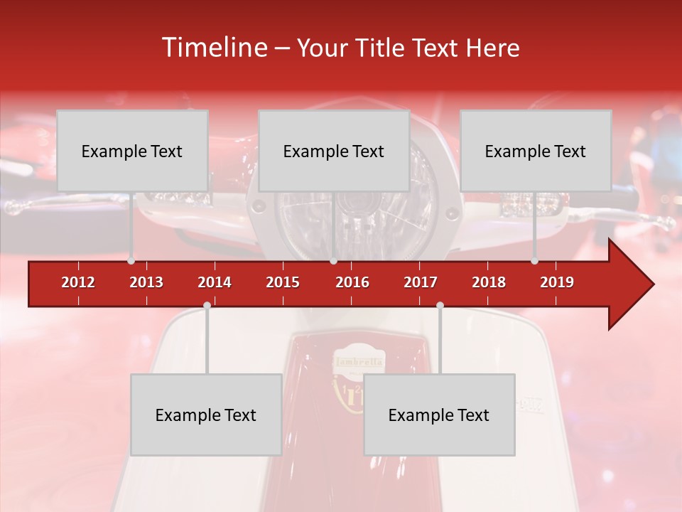 Stand Motoracing Exhibition Booth PowerPoint Template