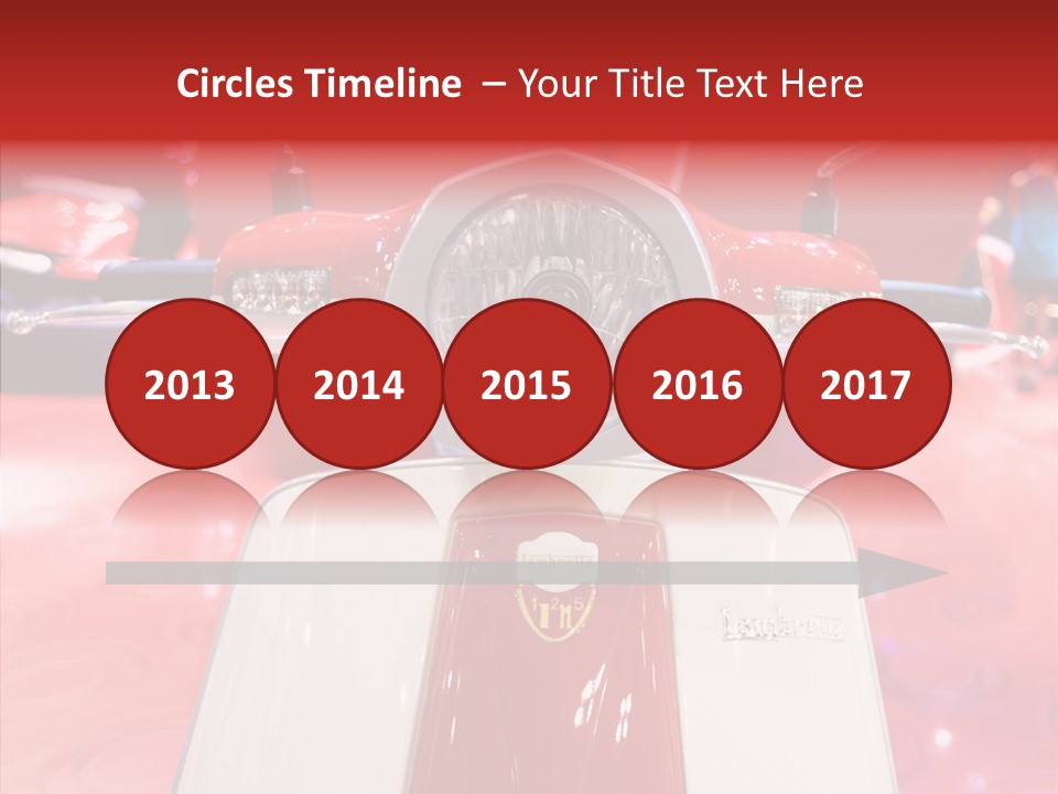 Stand Motoracing Exhibition Booth PowerPoint Template