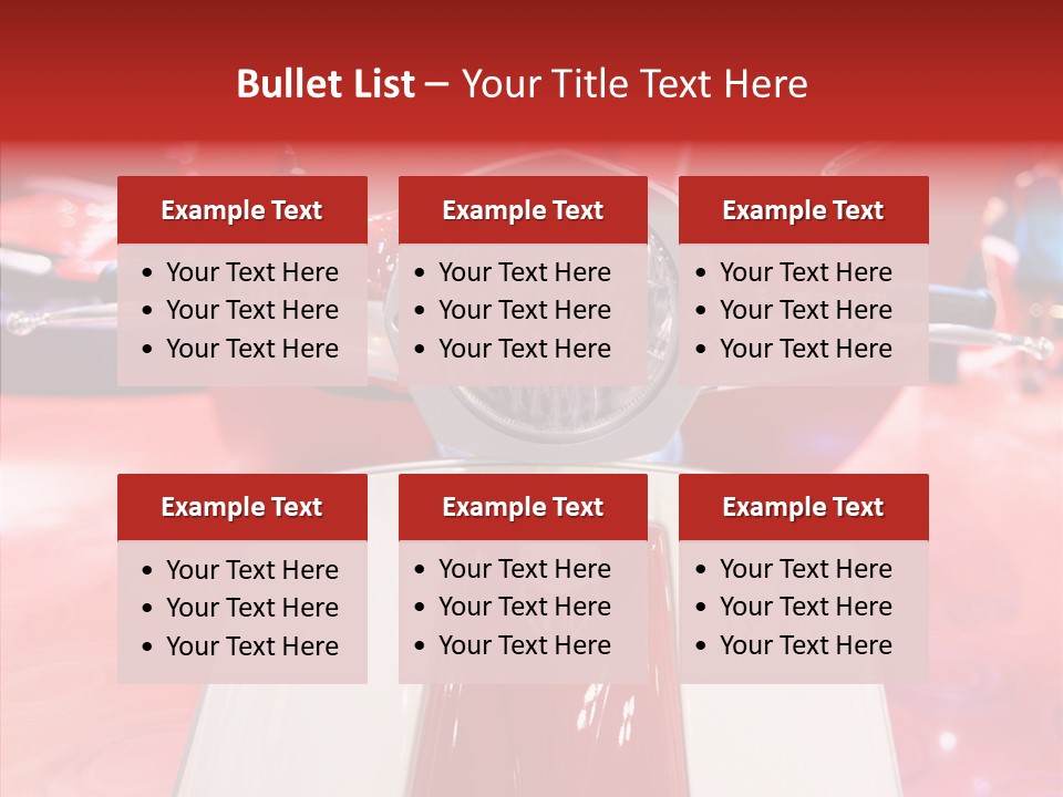 Stand Motoracing Exhibition Booth PowerPoint Template