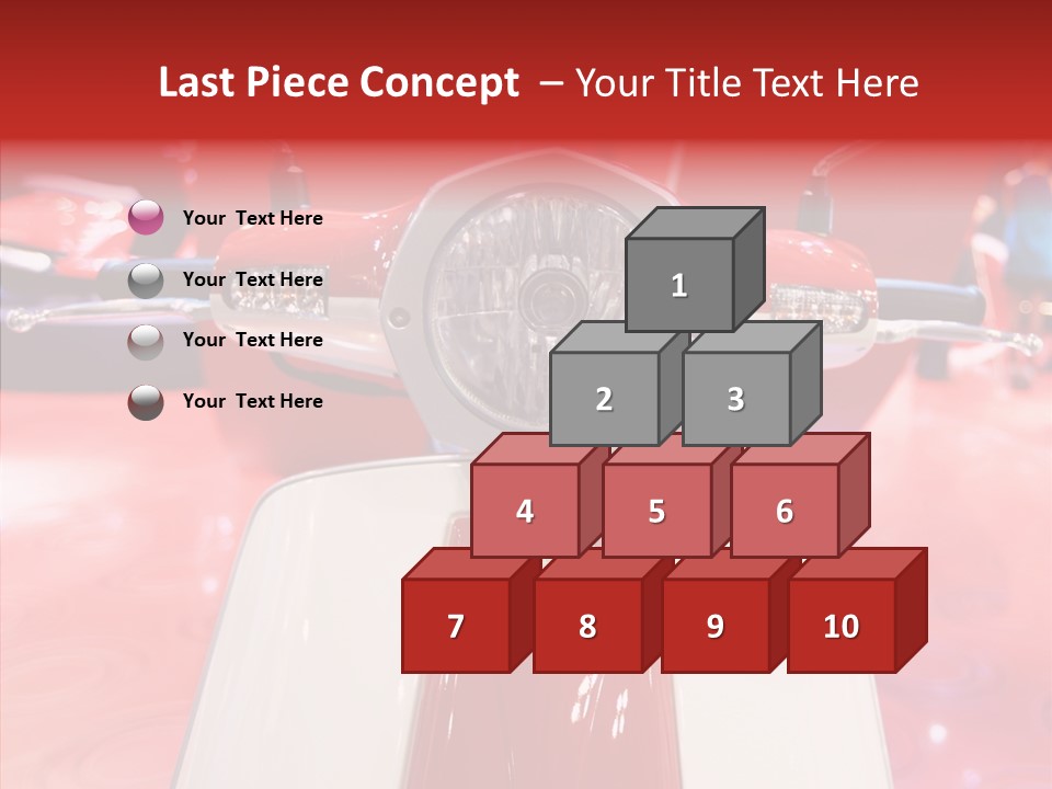 Stand Motoracing Exhibition Booth PowerPoint Template