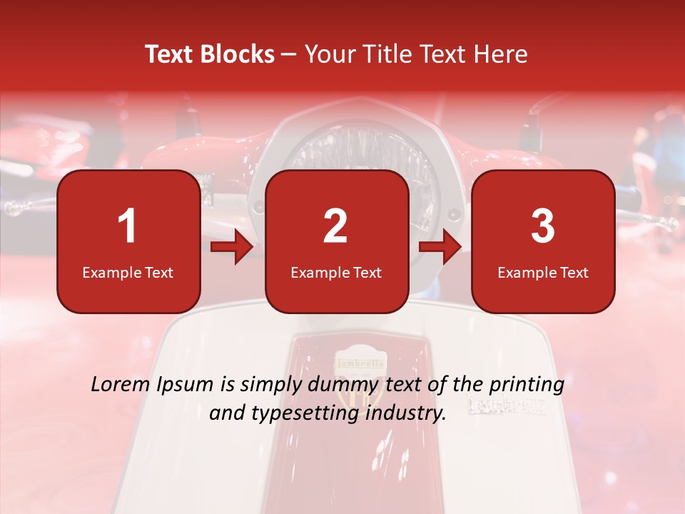 Stand Motoracing Exhibition Booth PowerPoint Template
