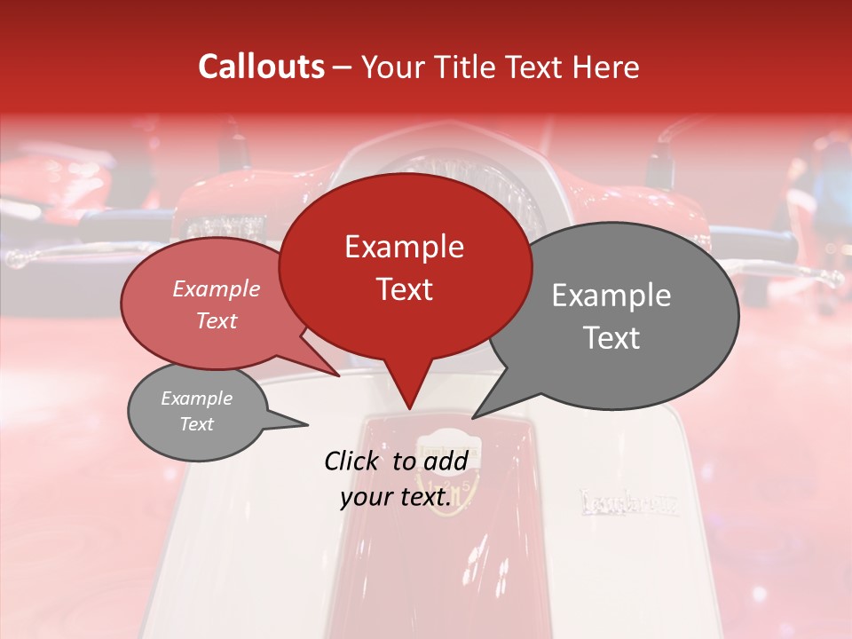 Stand Motoracing Exhibition Booth PowerPoint Template