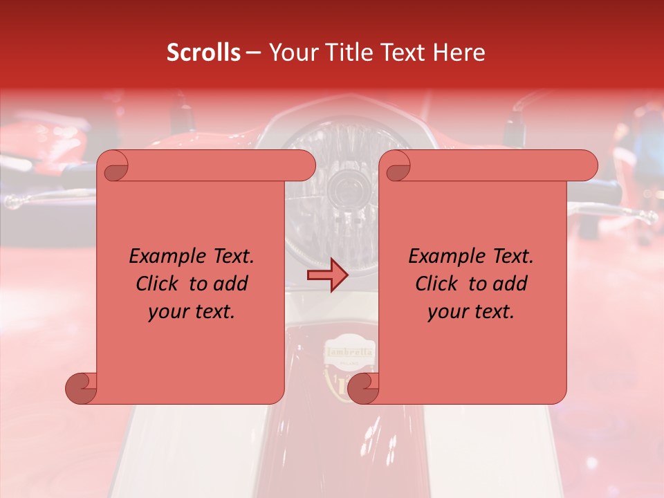 Stand Motoracing Exhibition Booth PowerPoint Template