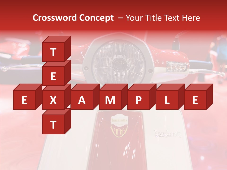 Stand Motoracing Exhibition Booth PowerPoint Template