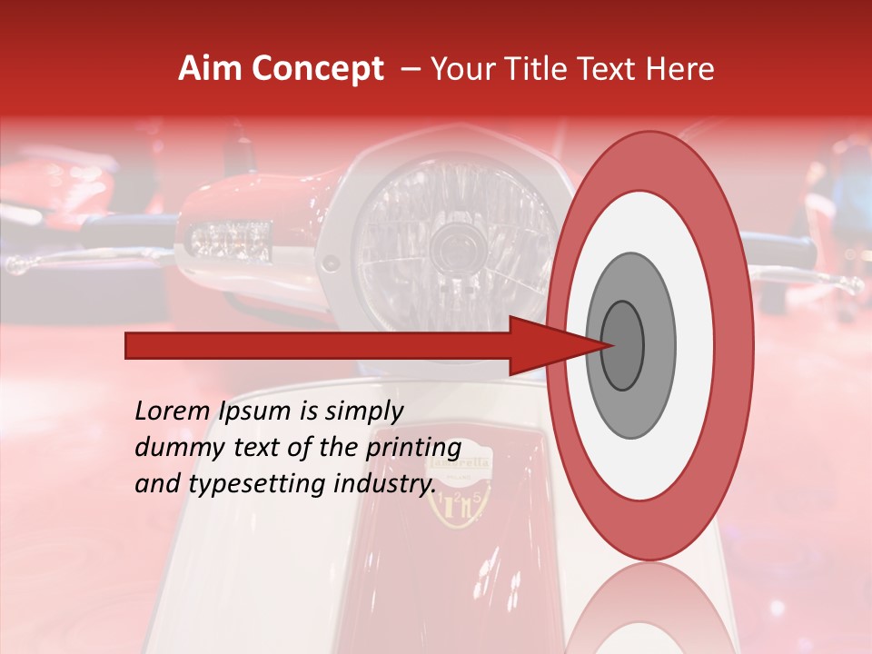 Stand Motoracing Exhibition Booth PowerPoint Template