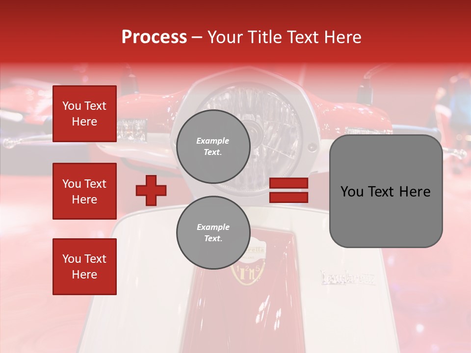 Stand Motoracing Exhibition Booth PowerPoint Template