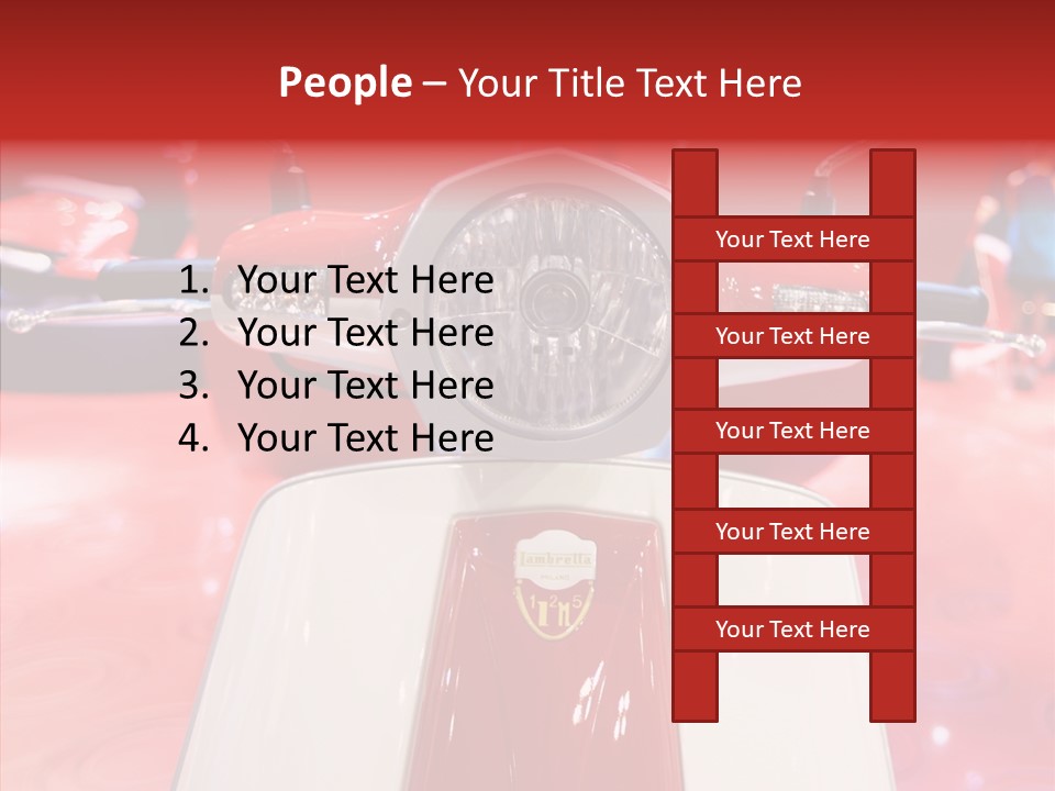 Stand Motoracing Exhibition Booth PowerPoint Template