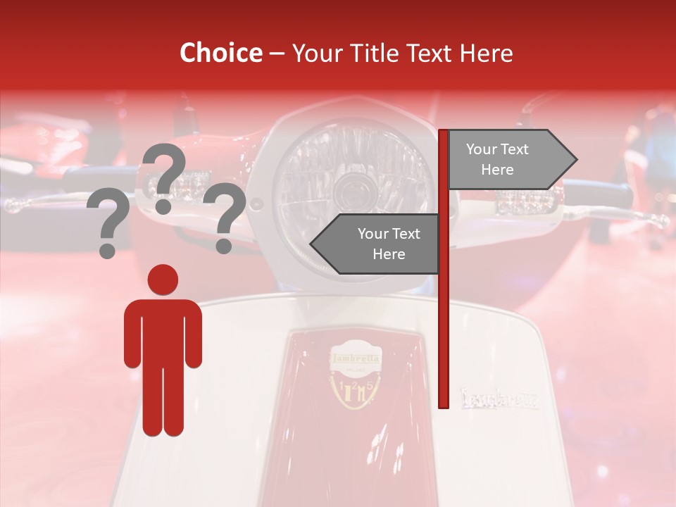 Stand Motoracing Exhibition Booth PowerPoint Template