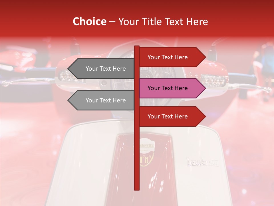 Stand Motoracing Exhibition Booth PowerPoint Template