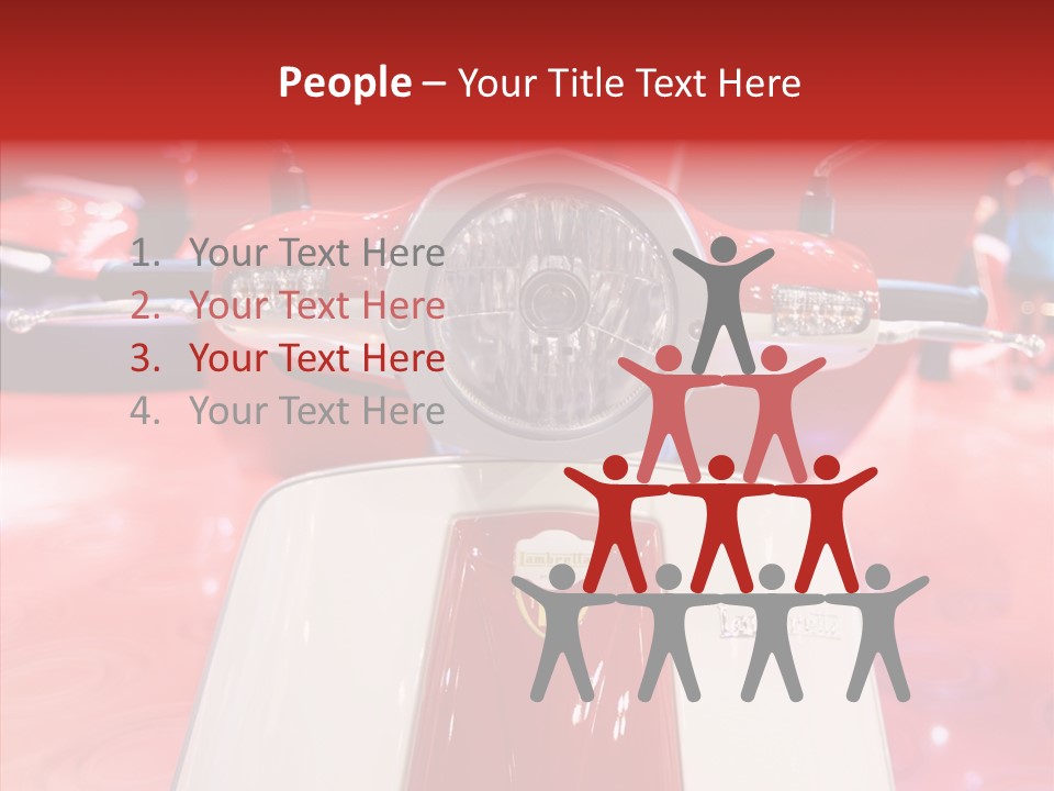 Stand Motoracing Exhibition Booth PowerPoint Template